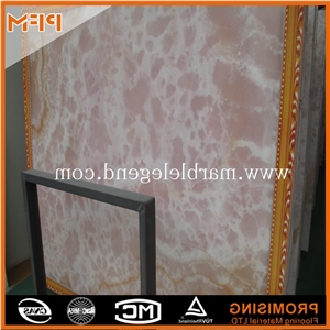 Iran Pink Onyx Slabs & Tiles/Wall Covering/Stair/Skirting/Cladding/Cut-To-Size for Floor Covering/Interior Decoration/Wholesaler