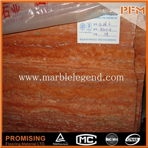 Iran Red Travertine Slabs & Tiles, Wall Covering, Stair, Skirting, Cladding, Cut-To-Size for Floor Covering, Interior Decoration, Wholesaler
