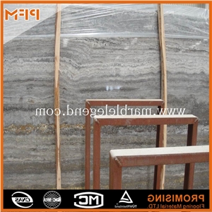Iran Silver Grey Travertine/Straight Cuttting/Wooden Vein/ Slabs & Tiles/Wall Covering/Stair/Skirting/Cladding/Cut-To-Size for Floor Covering/Interior Decoration/Wholesaler