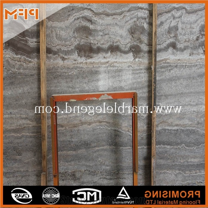 Iran Silver Grey Travertine/Straight Cuttting/Wooden Vein/ Slabs & Tiles/Wall Covering/Stair/Skirting/Cladding/Cut-To-Size for Floor Covering/Interior Decoration/Wholesaler