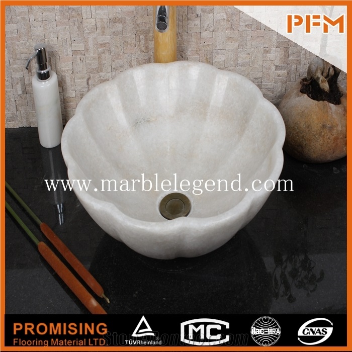 Luxury Bathroom China Honey Onyx Square Basin with Flower Carving,Marble Bathroom Basins