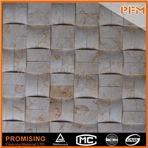 Luxury Beige Marble Mosaic for Decoration