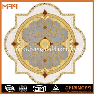 Made in China Marble Inlay Flooring Design,Hot Sale Marble Inlay Flooring Design, Dark Emperador/Golden Year/Rosso Verona/Crema Marfil/Honey Onyx/Onyx Green Marble Medallion