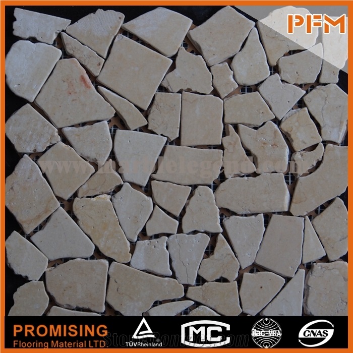 Manufacturer Supplier Paving Stone Multicolor Marble Mosaic, Beautiful Stone Mosaic Patterns