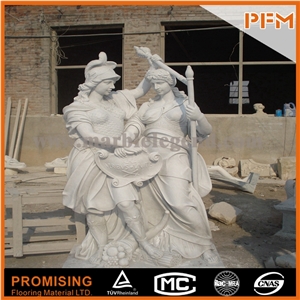 Marble Ancient Roman Hunan White Marble Gods Statues