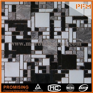 Multicolor Stone Mosaic for Wall High Quality Stone Mosaic Tile Mosaic Medallion Marble Flooring Design