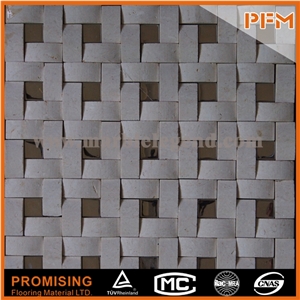 Muti-Size Foshan Atpalas Factory Wholesale Price for Self- Adhesive Brown Travertine Mosaic Popular