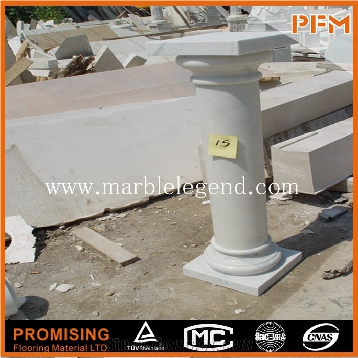 Natural Marble Columns for Sale,Wedding Decorations Marble Garden Stone Column