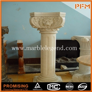 Natural Marble Columns for Sale,Wedding Decorations Marble Garden Stone Column