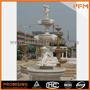 Natural Stone Water Fountains/Garden White Marble Human Like Sculpture(Competitive Price)
