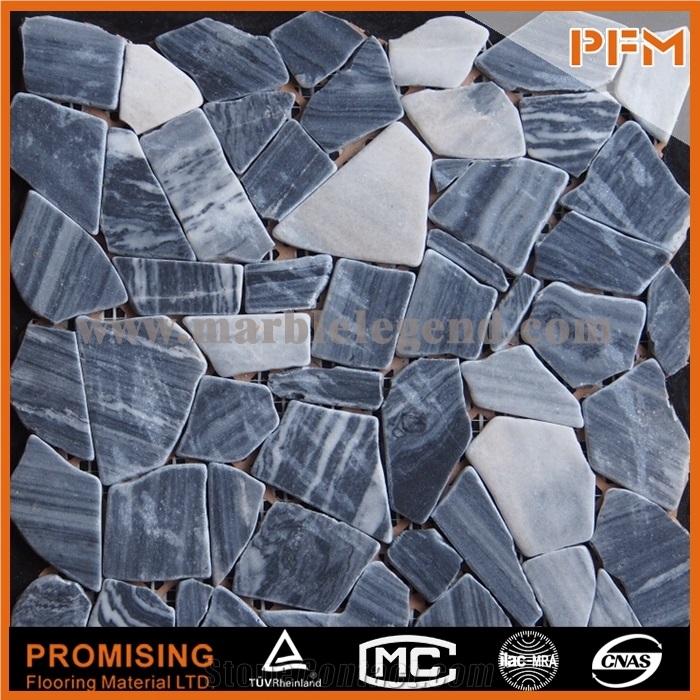 Natural Wall Decorative Stone Mosaic with High Quality,Cheap Price Slate 12x12 Irregular Style Cultured Stone Mosaic