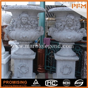New Product Garden Fashion Handicraft Hot Marble Home Decor Flower Pot