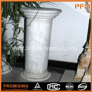 Outdoor White Marble Columns for Sale