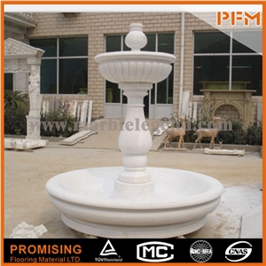 Pfm 1 Tiers Decorative Classic Marble Water Fountains