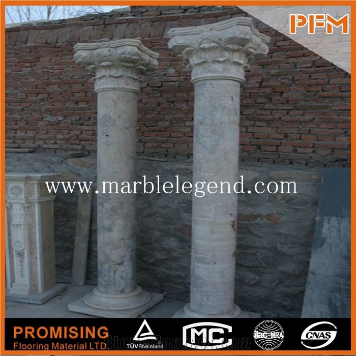 Round Hollow Column,Marble Columns for Sale