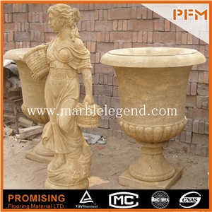 Stone Marble Flower Pot,New Design Marble Flower Pot