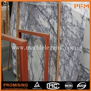 Turkey Milas Lilac Marble/Turkish White with Purple/Slabs & Tiles/Wall Covering/Stair/Skirting/Cladding/Cut-To-Size for Floor Covering/Interior Decoration/Wholesaler