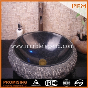 Various Round Shaped Stone China Black Granite Sinks,Hot Sale Stone Basin Sink Directly Factory Price Stone Sink Best Quality Cheap Granite Stone Sink