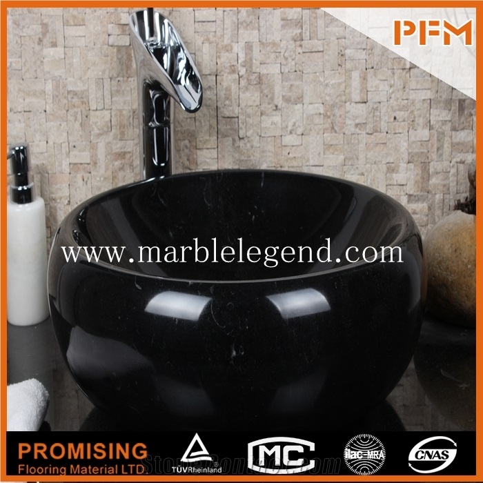 Vessel Sink,Black Marble Basin,Sink Kitchen,Marble Outdoor Hand Wash Basin Price,Natural Marble Hotel Hand Basin