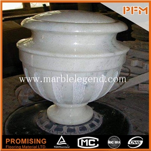 Well Finished Planter,Flower Pot,Antique Marble Flower Pot for Garden Decoration Marble Pot