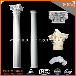 White Marble Columns,Marble Stone Column and Pillar