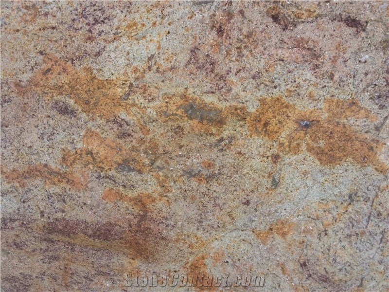 Shiva Gold Granite Slabs, India Beige Granite
