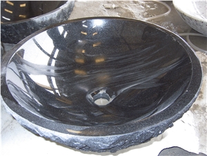 Black Granite Sink for Vanity Tops,White Marble Bathroom Sink,Kitchen Sinks,Wash Towls