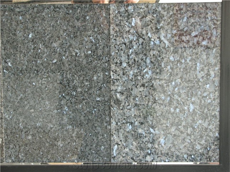 Blue Pearl Granite Tile - Polished