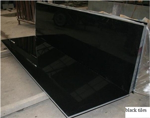 Chian Absolute Black/Hebei Black Granite Tiles & Slabs,Wall Tiles,Flooring Tiles,For Countertops,Steps