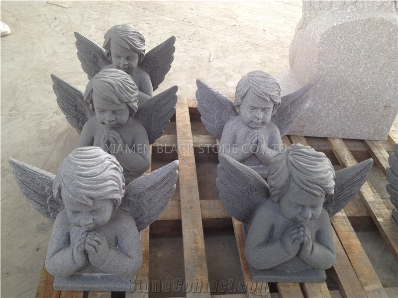 G654 Granite Baby Angel Tombstones/Monuments,Gravestones/Headstones/