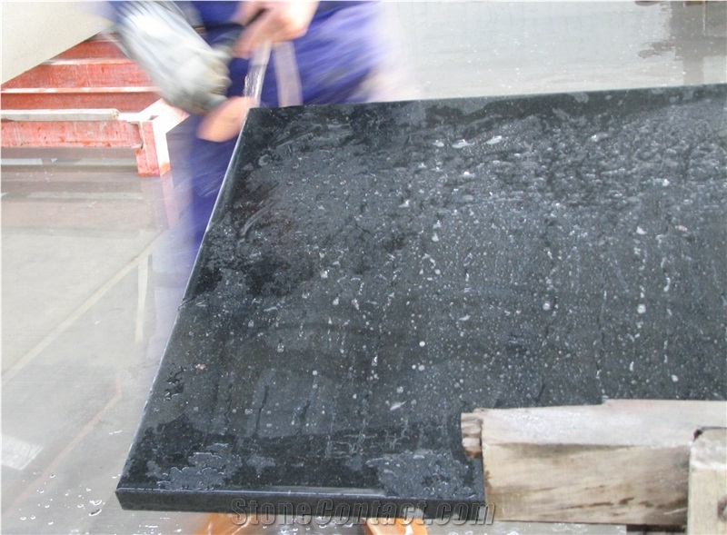 Granite Countertops,Vanity Tops,Kitchen Bench Tops,Bar Tops,Worktops,Island Tops & Desk Tops, Shanxi Granit Black Granite Bench Tops