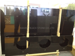 Shanxi Black Granite Slabs & Tiles for wall tiles,floor tiles,countertop & vanity tops, China Black / Abosolute black Granite