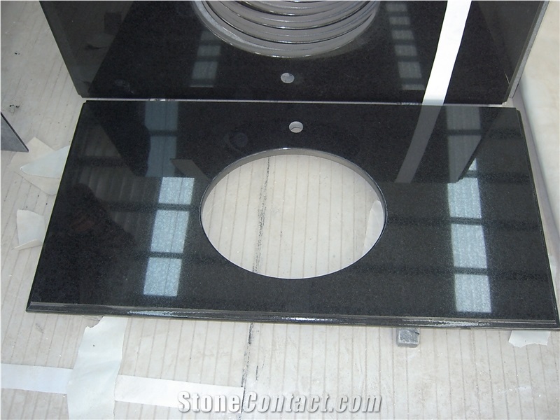 Shanxi Black Granite Vanity Top,G682 Yellow Granite Bath Tops,Bathroom Countertops
