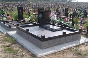 Shanxi Black Indian Red Granite Monuments,Russia Style,Western Style,Europe Style, Shanxi Black Granite Monument & Tombstone