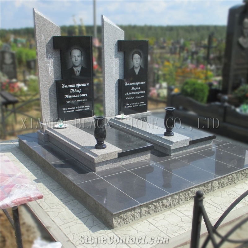 Shanxi Black Single Granite Monuments,Single Tombstones,Family Monuments,Headstones