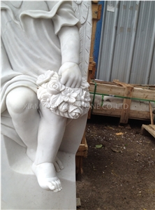 White Marble Angel Tombstones,Monuments,Headstones and Gravestone,Russia/Europe/America Style