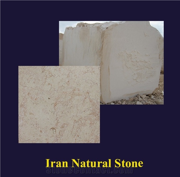 Perla Marble, Iran Beige Marble Block
