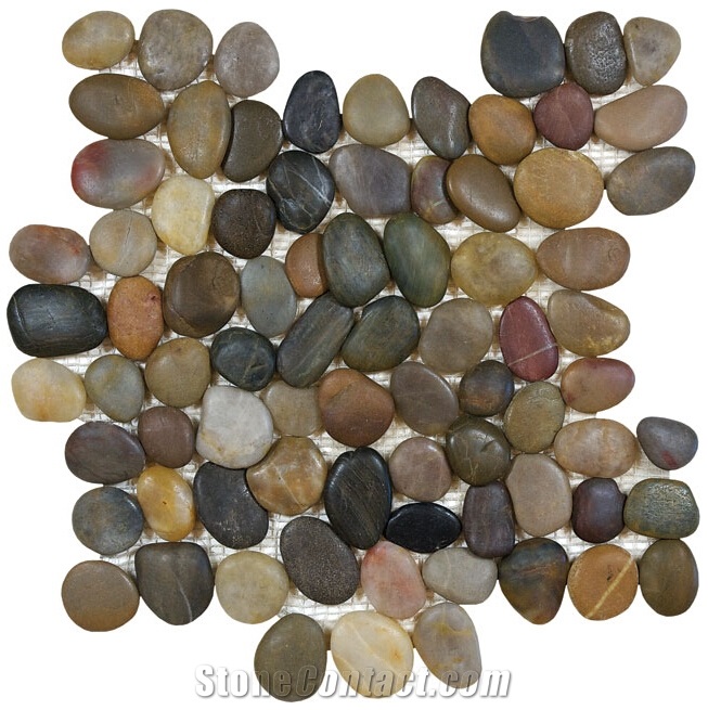 Multicolor Pebble Polished,Pebble Beach Stone,Mixed Pebble Stone,Multicolor Polished Natural Stone