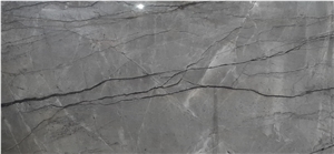 Arslanlar Marble, Silver River Marble Blocks, Grey Turkey Marble Blocks