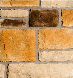 Heritage Limestone - Amherst Chiselled, Square, and Rectangular Surfaces, Lime Stone Veneer