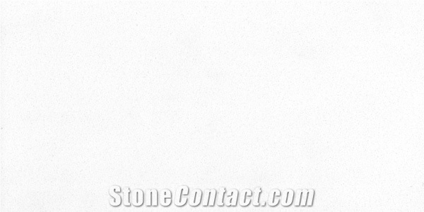Pure White Quartz Stone for Countertops Nv601