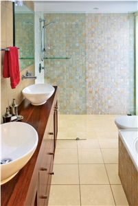 Glass Mosaic Bathroom Wall