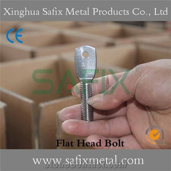 Flat Head Bolt/ Extension Arm/ Spade Bolt for Stone Cladding Fixation