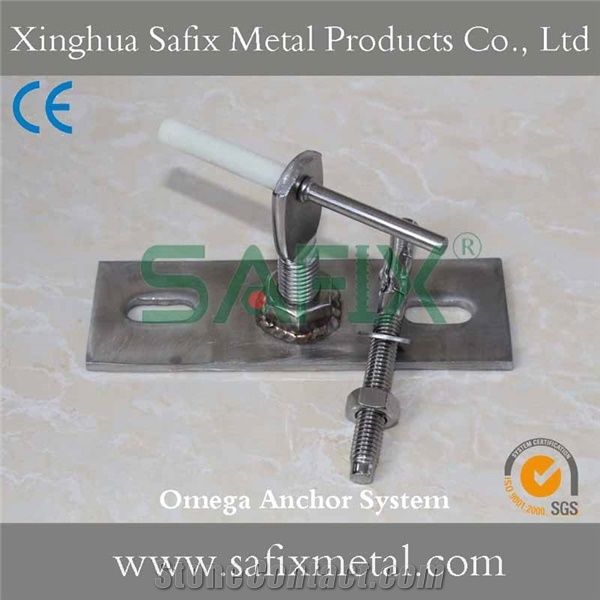 Omega Bracket/ Stone Anchor/ Granite/ Granite Anchorage/ Marble Fixings /Channel Support/ Marble Angle/ Natural Stone Anchor Fixings/ C Channel Anchor