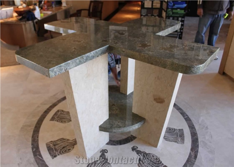 Seafoam Green Granite Congra-G8 Table
