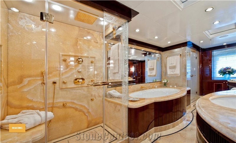 Onice Ambra Bathroom Design
