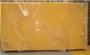 Orange Onyx Slabs & Tiles, Iran Yellow Onyx