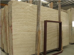 White Travertine Tiles & Slabs, Turkey White Travertine