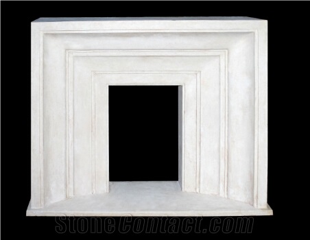 China Beige Sandstone Fireplace,Artificial Sandstone Fireplace