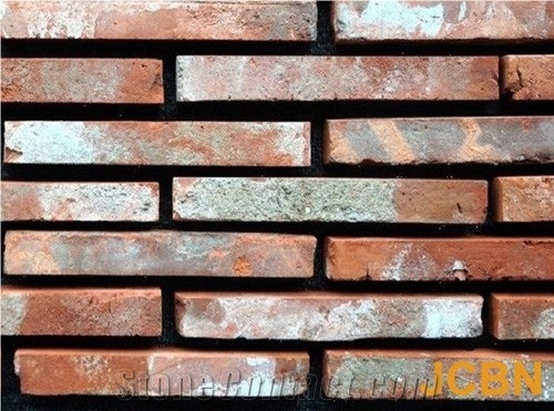 Decorative Brick, Old Red Brick Slices, Brick Veneer, Corner Brick.